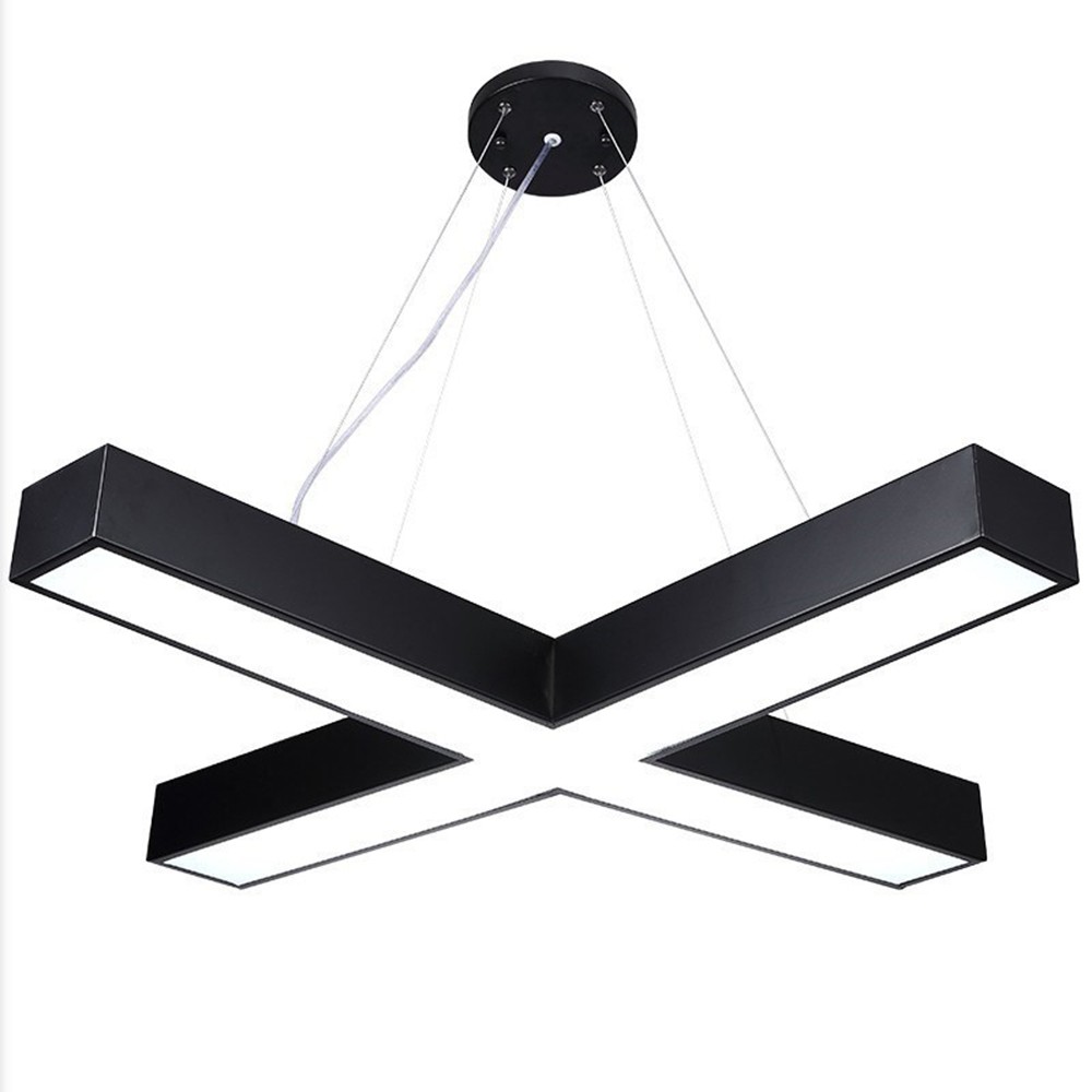 LED X-shaped Pendant Light