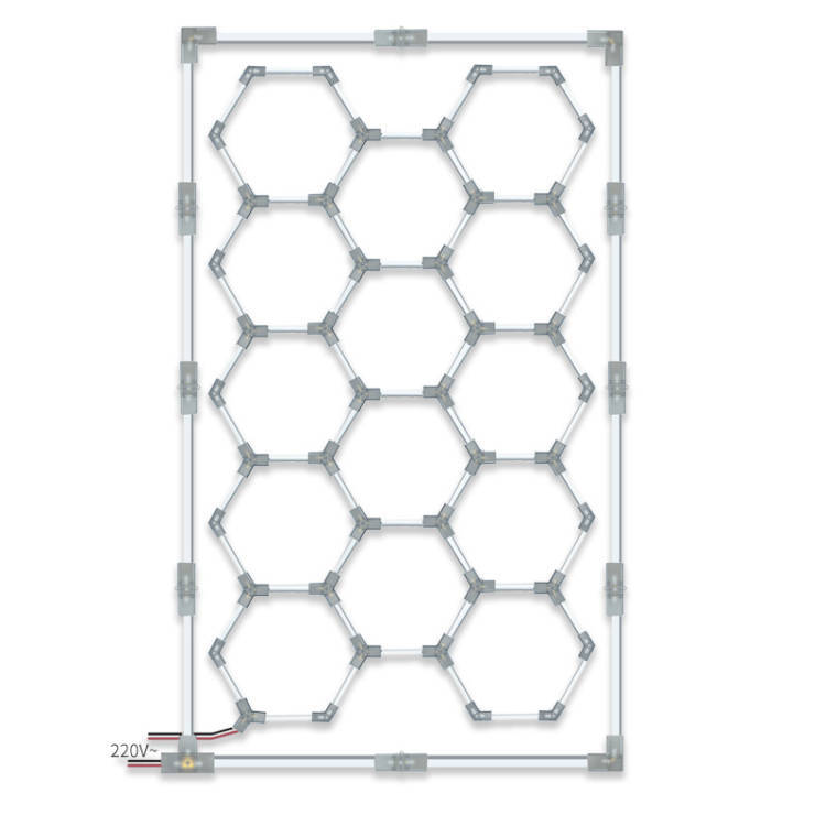 Honeycomb washing car lights